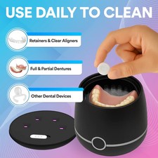 Usado, Comprimidos ultrassônicos de limpeza dental pacote com 60, limpeza profunda para retentores e alça bucal comprar usado Usado, Comprimidos ultrassônicos de limpeza dental pacote com 60, limpeza profunda para retentores e alça bucal comprar usado  Enviando para Brazil