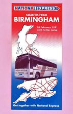 Coach timetable national for sale  BIRMINGHAM