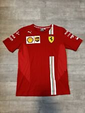 Camiseta Puma Ferrari Scuderia Firelli Santander Fórmula 1 Tamanho M, Rara, usado comprar usado  Enviando para Brazil