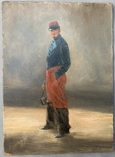 Tableau ancien huile d'occasion  Paris IX