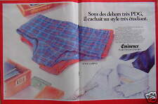 Publicité slip eminence d'occasion  Longueil-Sainte-Marie