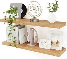 oak shelf unit wall for sale  SALFORD