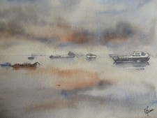 Aquarelle originale signée d'occasion  Moissac