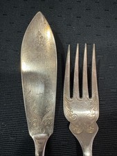 Teiliges fischbesteck versilbe gebraucht kaufen  Düsseldorf
