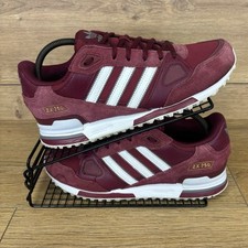 Adidas ZX 750 Buty Męskie Rozmiar UK 8 Originals Czerwone zamszowe Retro Trampki na sprzedaż  Wysyłka do Poland