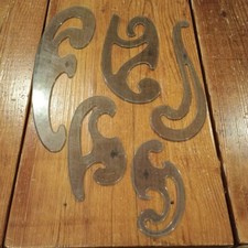 Conjunto de 5 ferramentas de desenho de plástico Alvin French Curve feitas na Alemanha comprar usado  Enviando para Brazil