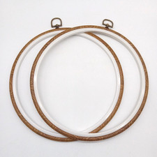 Embroidery hoops pair for sale  MIRFIELD