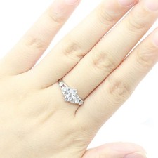 Anéis de noivado femininos de prata de safira branca altamente recomendados 8,5  comprar usado  Enviando para Brazil