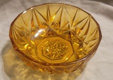 Amber glass bowl for sale  Grants Pass