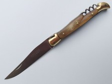 COUTEAU ANCIEN LAGUIOLE 55 SAUZEDE ANGELY Mouch forgé 3 pc Knife Messer Coltello comprar usado  Enviando para Brazil