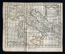Antica originale incisa usato  Italia