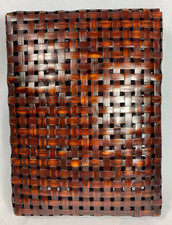 Caixa de cartas de bambu japonesa vintage tecida à mão feita à mão tampa coberta 11,25 x 8,38 comprar usado Caixa de cartas de bambu japonesa vintage tecida à mão feita à mão tampa coberta 11,25 x 8,38 comprar usado  Enviando para Brazil