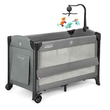 Cuna De Bebe Para Junto Cama Plegable Portatil Con Musica Y Juguetes Giratoria comprar usado  Enviando para Brazil
