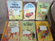 Lot tintin anciennes d'occasion  Pont-l'Abbé