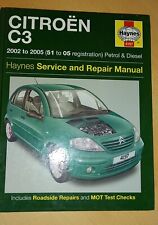 citroen c3 haynes manual for sale  HEXHAM