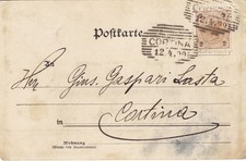 Austria 1900 cartolina usato  Remanzacco