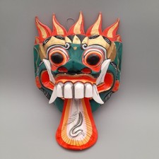 Wooden rangda mask for sale  CHORLEY