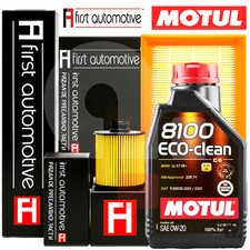 Kit Tagliando Per Skoda Octavia IV 1.0 TSI 81 Kw 3 Filtri + 4LT Olio Motul 0w20, używany na sprzedaż  Wysyłka do Poland
