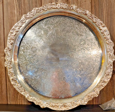 PRATO SAMOVAR IMPONENTE FB ROGERS VINTAGE BANHADO A PRATA CHÁ/CAFÉ 19" comprar usado  Enviando para Brazil