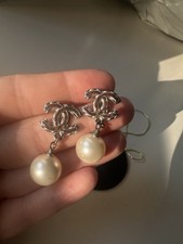Chanel silver logo for sale  SUTTON COLDFIELD
