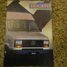 Folheto de cabine FIAT DUCATO Panorama longa curta distância entre eixos van chassi maio 1987 comprar usado  Enviando para Brazil