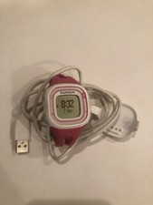 Relógio de corrida Garmin Forerunner 10 GPS pedômetro rosa branco com cabo de carregamento comprar usado  Enviando para Brazil