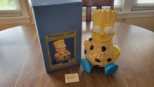Usado, Jarro de biscoito de cerâmica vintage Bart Simpson por Treasure Craft 1994 com caixa e recibo comprar usado  Enviando para Brazil