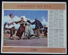 1963 calendrier almanach d'occasion  Nantes-