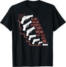 Camiseta NOVA LIMITADA arma de fogo dizendo armas colecionando citação metralhadora P-3XL comprar usado  Enviando para Brazil