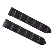 Pulseira de couro 19 mm para Cartier Roadster 2510 2524 3312 3405 versão preta comprar usado  Enviando para Brazil