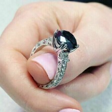 Round cut black for sale  HAYES