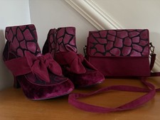 Ruby shoo burgundy for sale  BOURNE