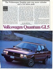 1983 Volkswagen Quantum 3 páginas artigo de teste de estrada comprar usado  Enviando para Brazil