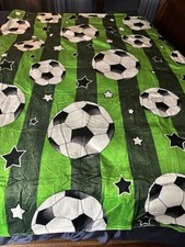 Cobertor verde bola de futebol para sofá-cama macio 60X80 polegadas novo em folha comprar usado  Enviando para Brazil