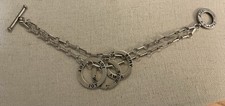 Usado, Pulseira Sunset 925 Toggle Charmed Life Amor Hope Joy Circles serve no tamanho 6,5” comprar usado  Enviando para Brazil