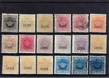 GUINÉ PORTUGAL GUINE "COROA" 1879 AFINSA 10/23 18 SELOS comprar usado  Enviando para Brazil