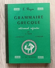 Grammaire grecque ragon d'occasion  Dinan