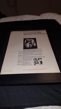 Usado, Roberto Carlos raro original CBS Records pôster promocional anúncio emoldurado! comprar usado  Enviando para Brazil