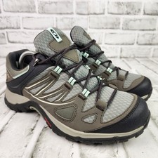 Tênis Salomon Gore-Tex Contagrip Feminino Tamanho 7.5 Cinza Corrida Trilha Externa comprar usado  Enviando para Brazil