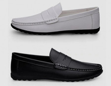 Mens leather slip for sale  GRIMSBY