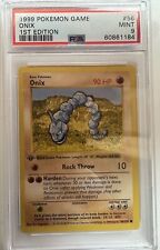 PSA 9 ONIX 1ª Edição Conjunto Base 56/102 WOTC Vintage Pokemon Estado perfeito comprar usado  Enviando para Brazil