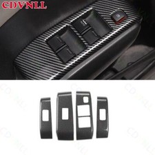 Usado, Painel de bloqueio interruptor de janela fibra de carbono ABS fibra de vidro para Honda Fit Jazz GK5 2008-2013 comprar usado  Enviando para Brazil