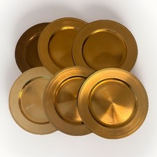 Gold round plates for sale  Laredo