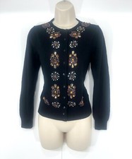 Black embellished cashmere for sale  LONDON