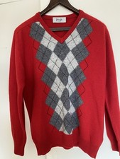 Red pringle argyle for sale  LEVEN