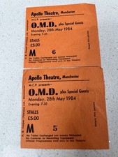 Omd concert ticket for sale  CONGLETON