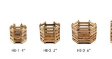 Hexagon hanging wooden for sale  San Jose