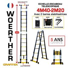 Echelle escabeau télescopique d'occasion  Nice-