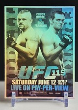 Pôster 2011 Topps UFC Moment Of Truth Fight UFC 115 Liddell VS Franklin Cro Cop comprar usado  Enviando para Brazil
