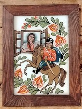 Folk art reverse for sale  ROYSTON